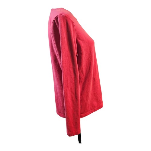 Liz Claiborne langärmeliges rotes Shirt Größe Large mit Schneeflocke - Bild 5 von 20