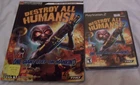 PlayStation 2 Lot of 2 Destroy All Humans! games 1&2 w/Official Strategy Guide