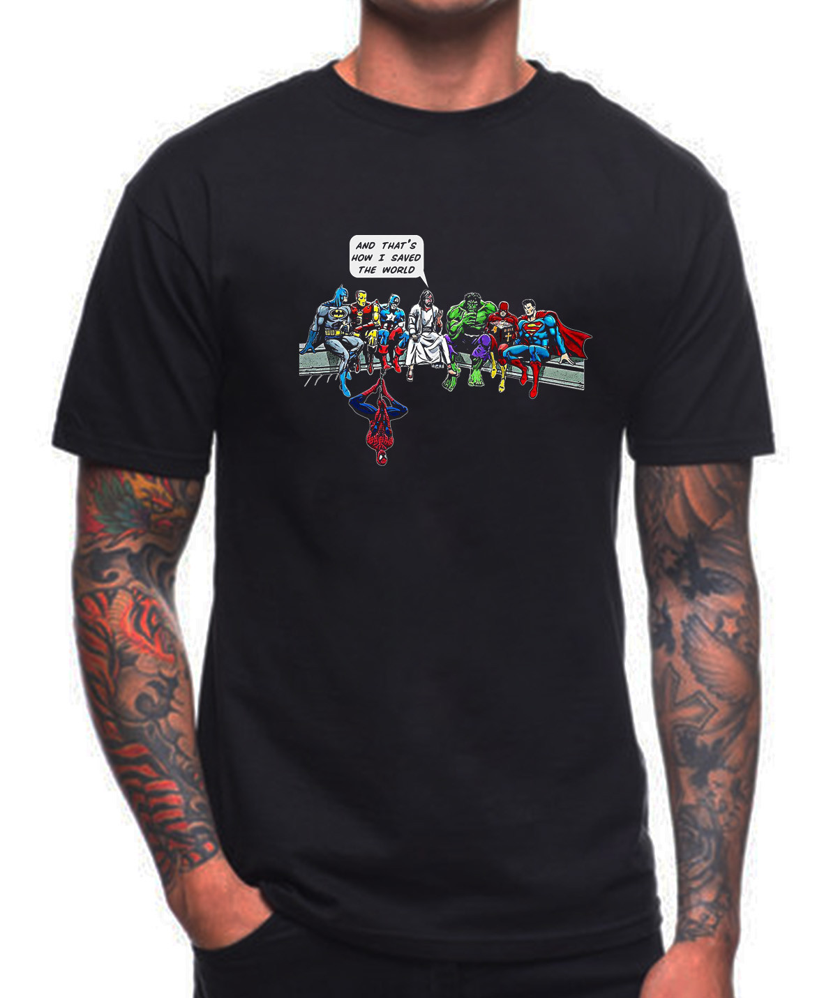 super hero jesus shirt