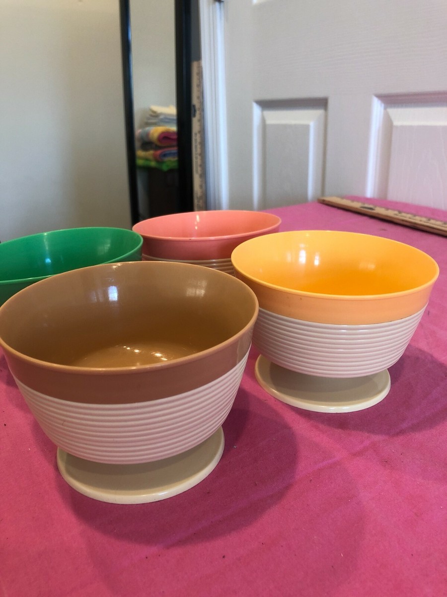 Raffiaware Thermo Temp アンティーク デザートカップ ×4