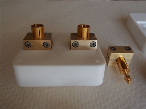 833A GU48 TEFLON SOCKET, Pair of sockets for Power tube 833A GU48, valve,vacuum - Picture 9 of 12
