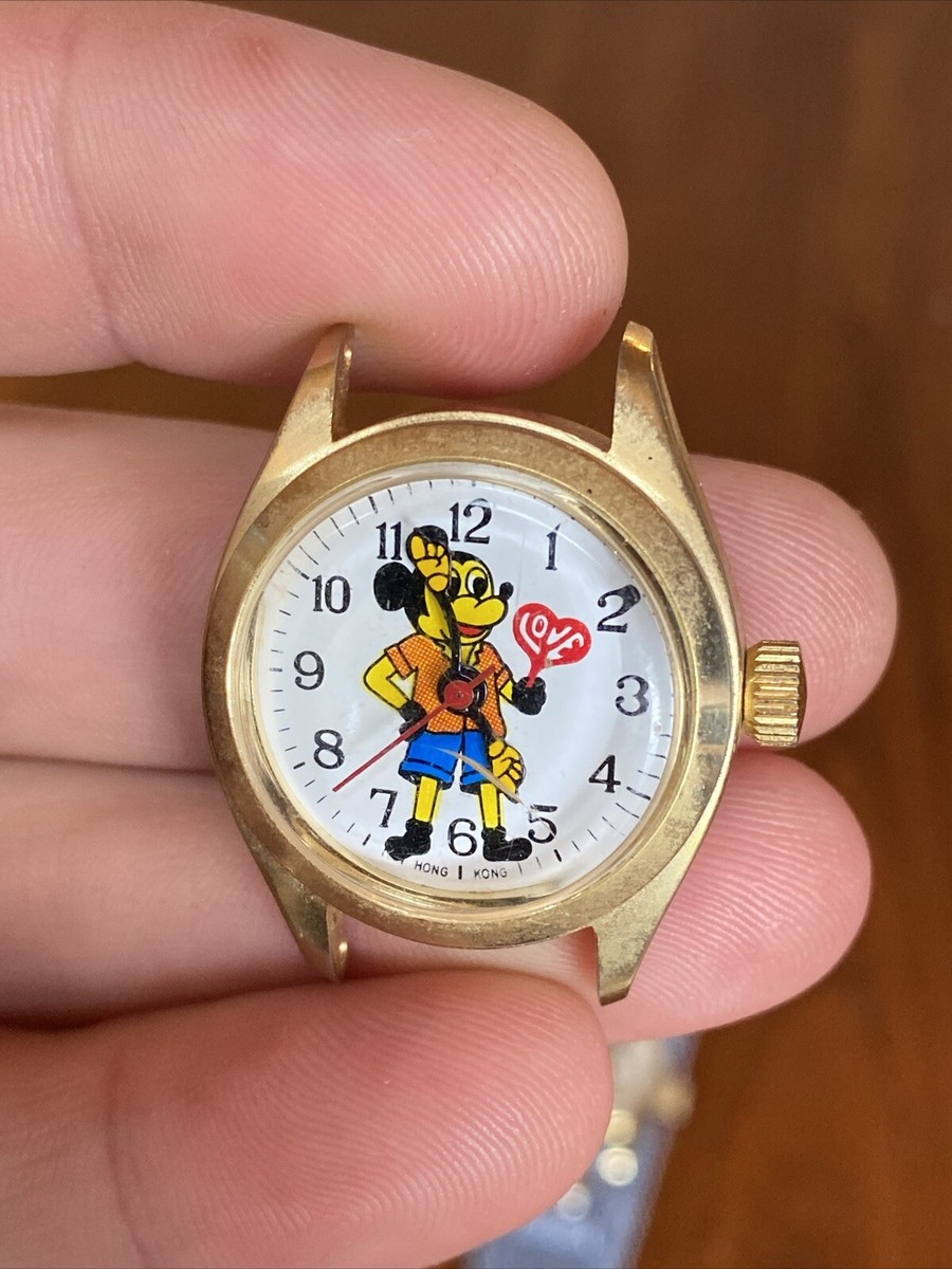 Vintage Bradley Mickey Mouse Womens Watch 26mm Manual Wind Hong Kong - Read! Vintage bradley mickey mouse - Gem main image 4