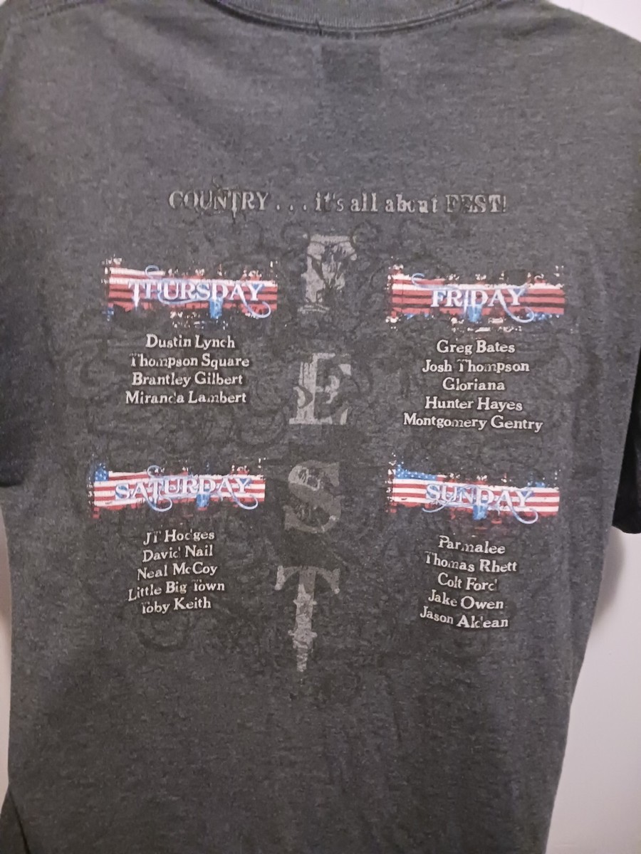 Country Fest 2013 Cadott WI Gildan T Shirt Size M Medium Jason