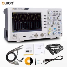 Owon SDS1202 Digital Storage Oscilloscope 2CH 200MHz 1GS/s LCD Display USB 