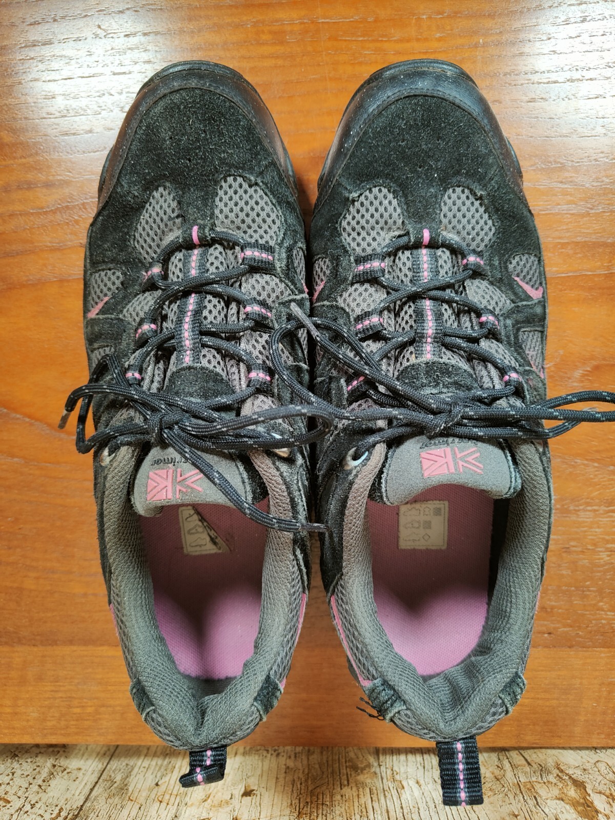 Karrimor Summit womens walking hiking trainers black pink 9 UK 43 EUR