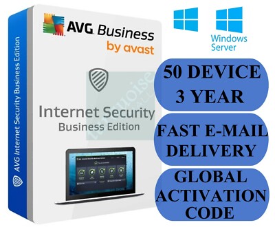 AVG Internet Security Business Edition 50 PC / 3 Year (Global Activation Code)
