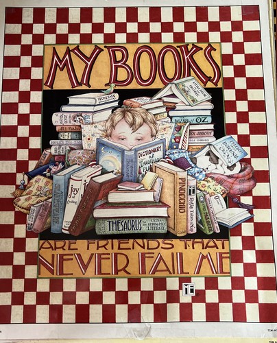 Mary Engelbreit My Books Are Friends That Never Fail Me Poster Print 12 ...