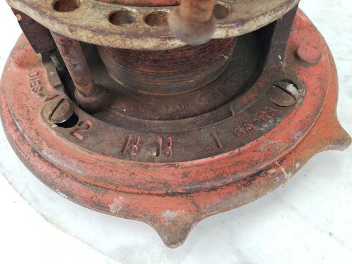 Vintage Ridgid No. 65-RA Manual Receding Pipe Threader 1-1/4" Thread Dies - Picture 7 of 15