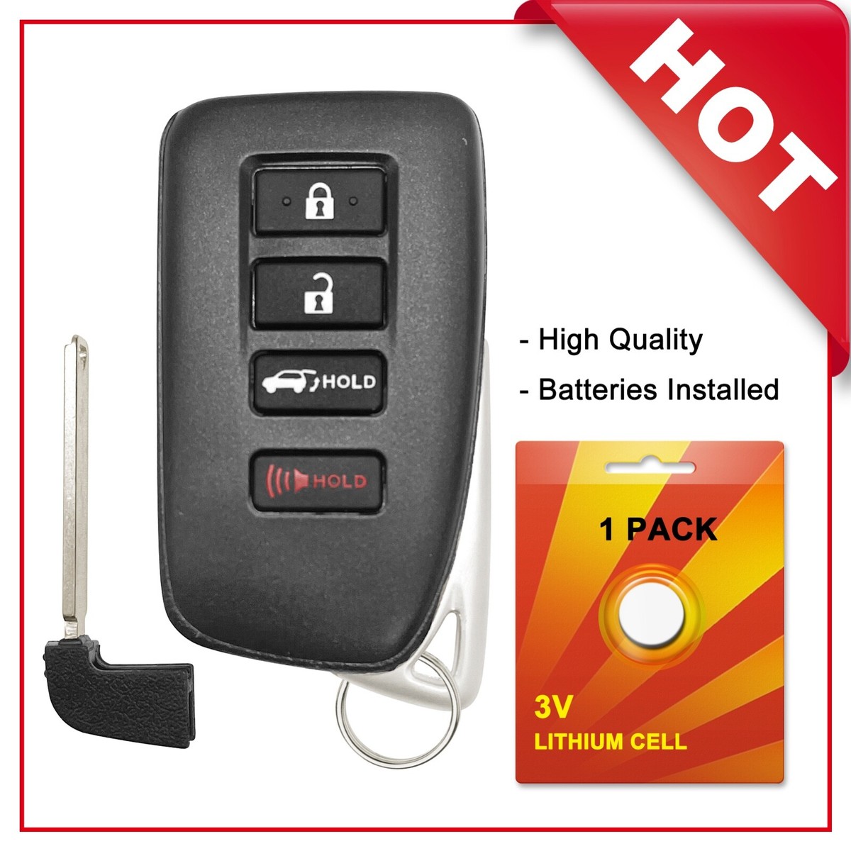 For 2016 2017 2018 2019 2020 Lexus LX570 Smart Prox Remote Key Fob 