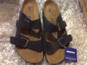 birkenstock velvet grey