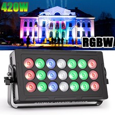 420W RGBW 21LED Wall Wash Light DMX Stage Beam Light Disco Party Show Halloween