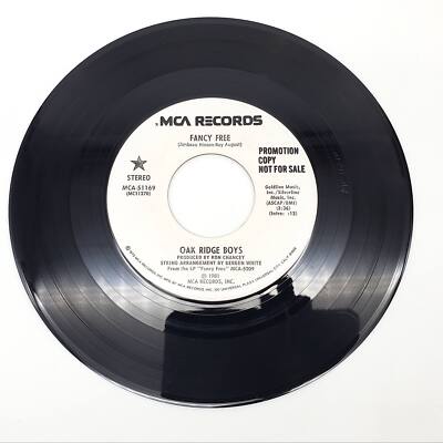 The Oak Ridge Boys Fancy Free Single Record MCA Records 1981 MCA-51169 PROMO Y