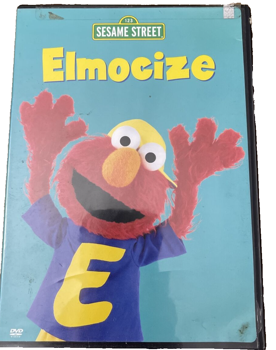 Sesame Street Elmocize DVD-Rare Vintage-SHIPS N 24 HOURS