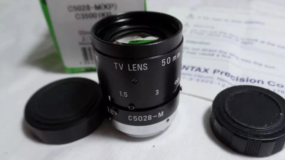 g Vintage Cosmicar Pentax F2.8/50mm M25 Japan Lens C-mount C35001 C5028-M 1391 - Image 3 of 4