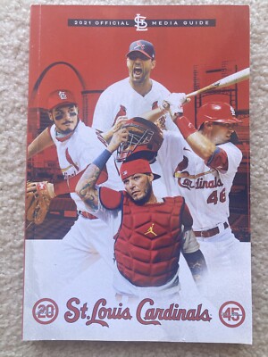 Louis Cardinals 2021 Media Guide with Wainwright, Molina, Goldy,  Arenado