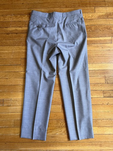 VINTAGE Hart Schaffner & Marx Custom Tailored Suit Men’s Grey Striped 42L 36W - Picture 23 of 24