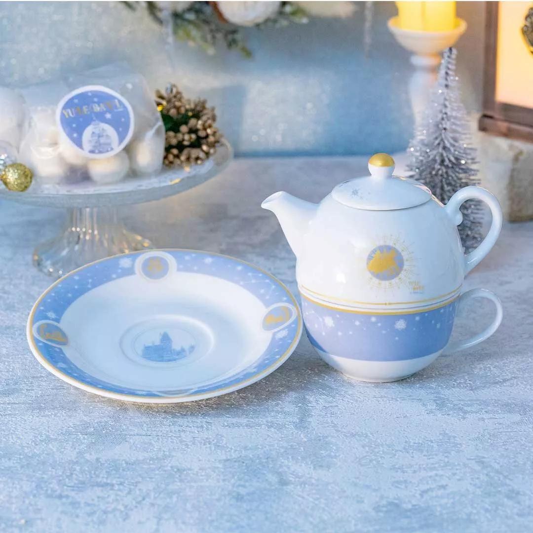 Harry Potter Yule Ball series Tea for One Teapot Cup & Saucer set Japan New