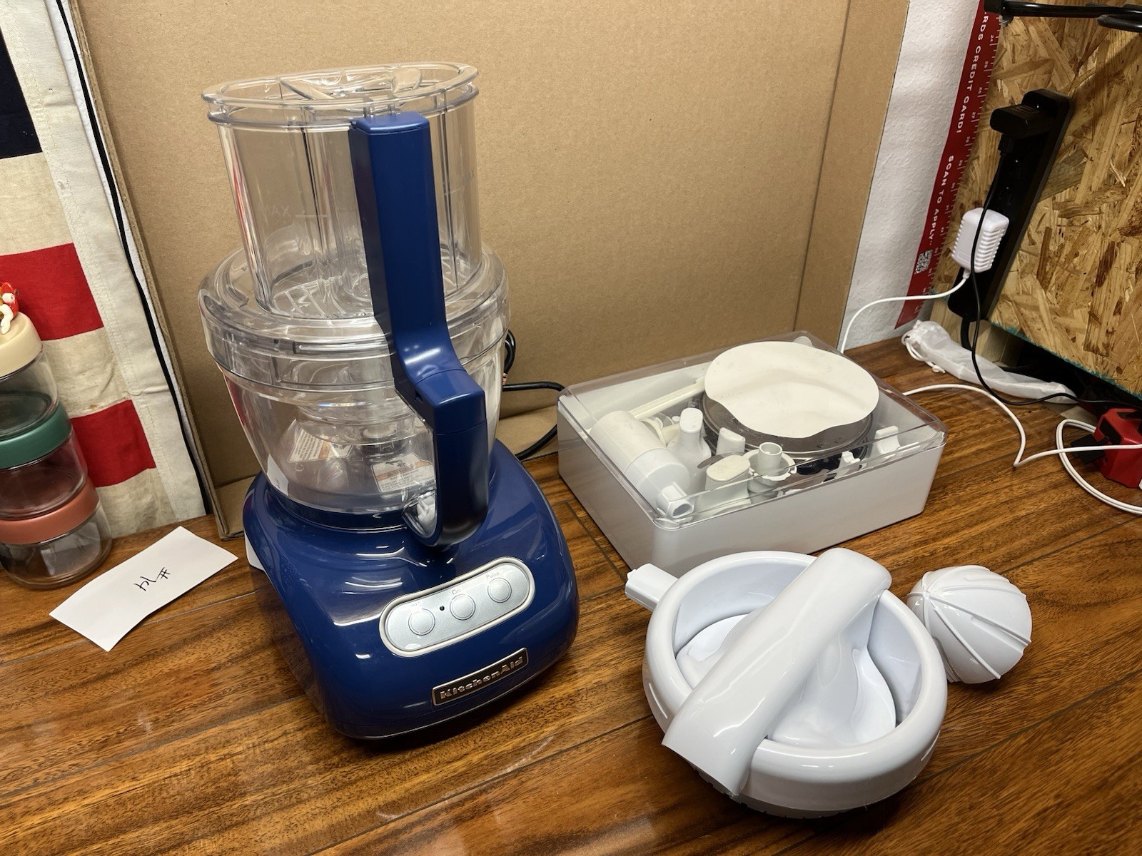 Kitchenaid Food Processor KFPW761BW0 + XTRA Attachments + Juicer Top