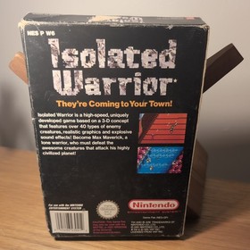 Isolated Warrior Nintendo NES PAL A UKV Boxed Game Manual Dust Sleeve 1991