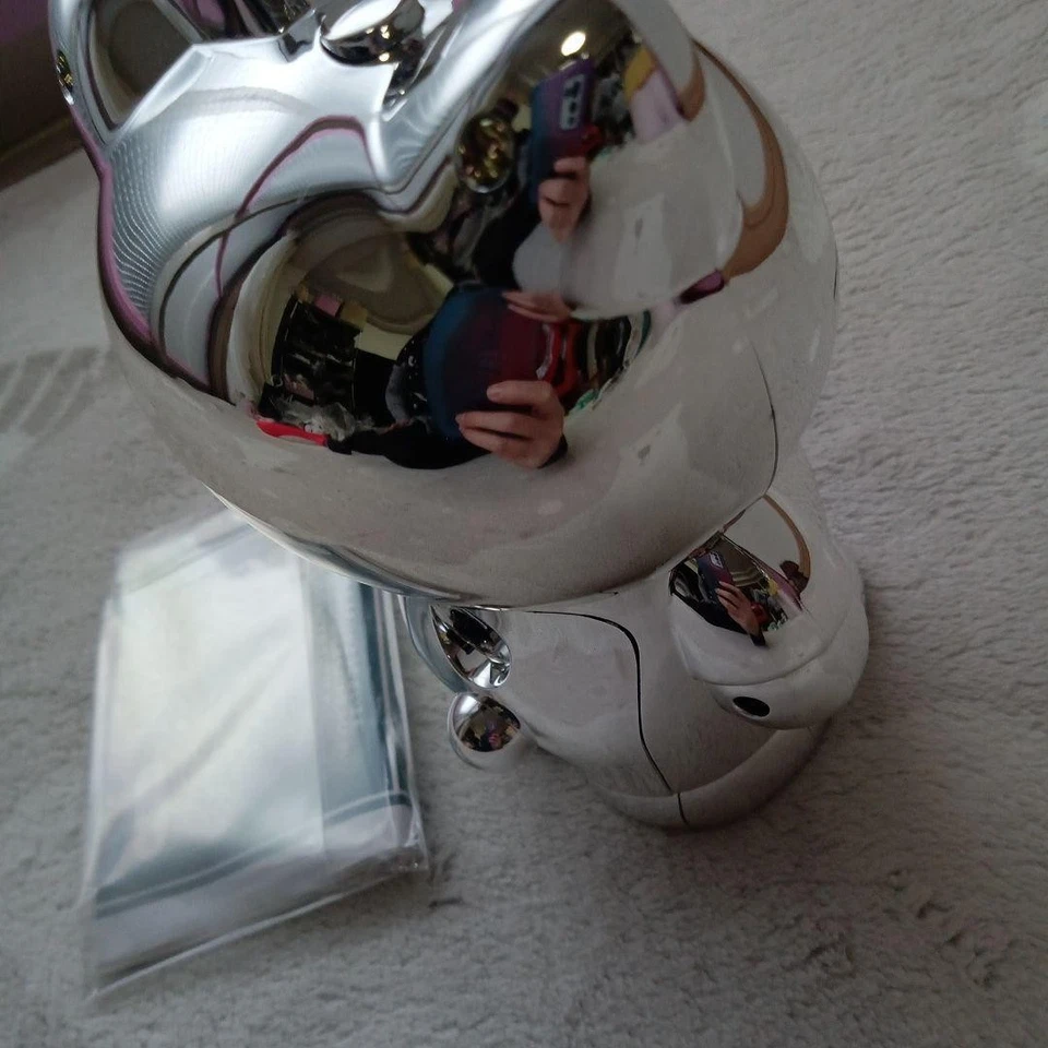 CITIZEN 4RE503-Y Sanrio Hello Kitty Alarm Clock Rare Analog Desk Clock Silver - Image 4 of 4