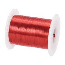 0.1mm Magnet Wire 9386ft (2861m) Enameled Copper Wire 200g 155C, Red