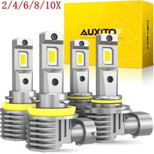 9005&H11 LED Headlight Combo High Low Beam Bulbs Super White Bright Lamps 4/8x