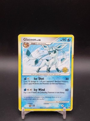Glaceon 20/100 Holiday Advent Calendar Stamped Promo DMG Pokemon Card 