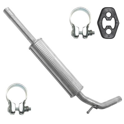 Mitteltopf Auspuff für VW Lupo 1 I Polo 3 III 6N 1.0 1.3 1.4 1.6
