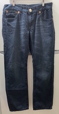 True Religion Billy Jeans Mens 36 blue denim Made in USA (Fit 36x32)