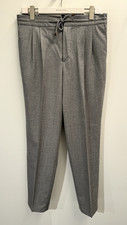 BRUNELLO CUCINELLI 1550 Virgin Wool Flannel Leisure Fit Trousers