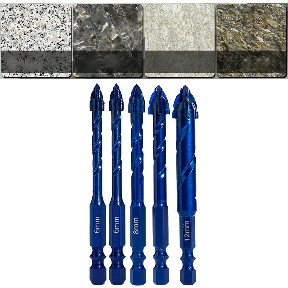 Trapano dentato Keen Edged per forare facilmente in mattoni rossi forma triangolare