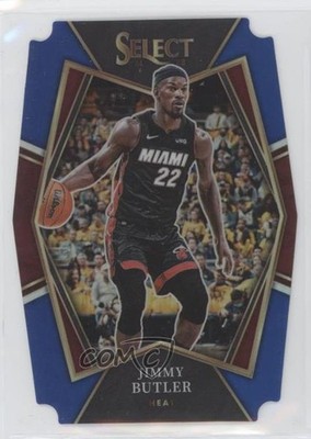 2021 Panini Select Premier Level Blue Prizm Die-Cut /249 Jimmy Butler #192 7m3