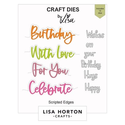 Lisa Horton Crafts Dies-Scripted Edges