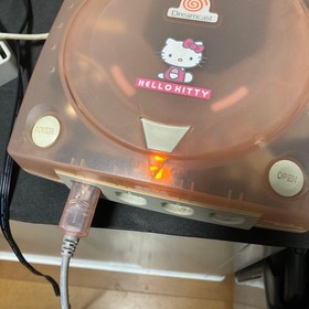 SEGA Dreamcast Hello Kitty HKT-3000 Console Boxed Tested Keyboard Sealed Japan 