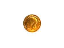 Gold full Sovereign - 1915 King George V British Coin 22ct