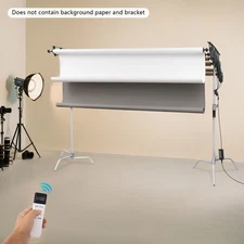Motorized 6-Roller Backdrop Support System Wall Mount Photo Video w/ Remote