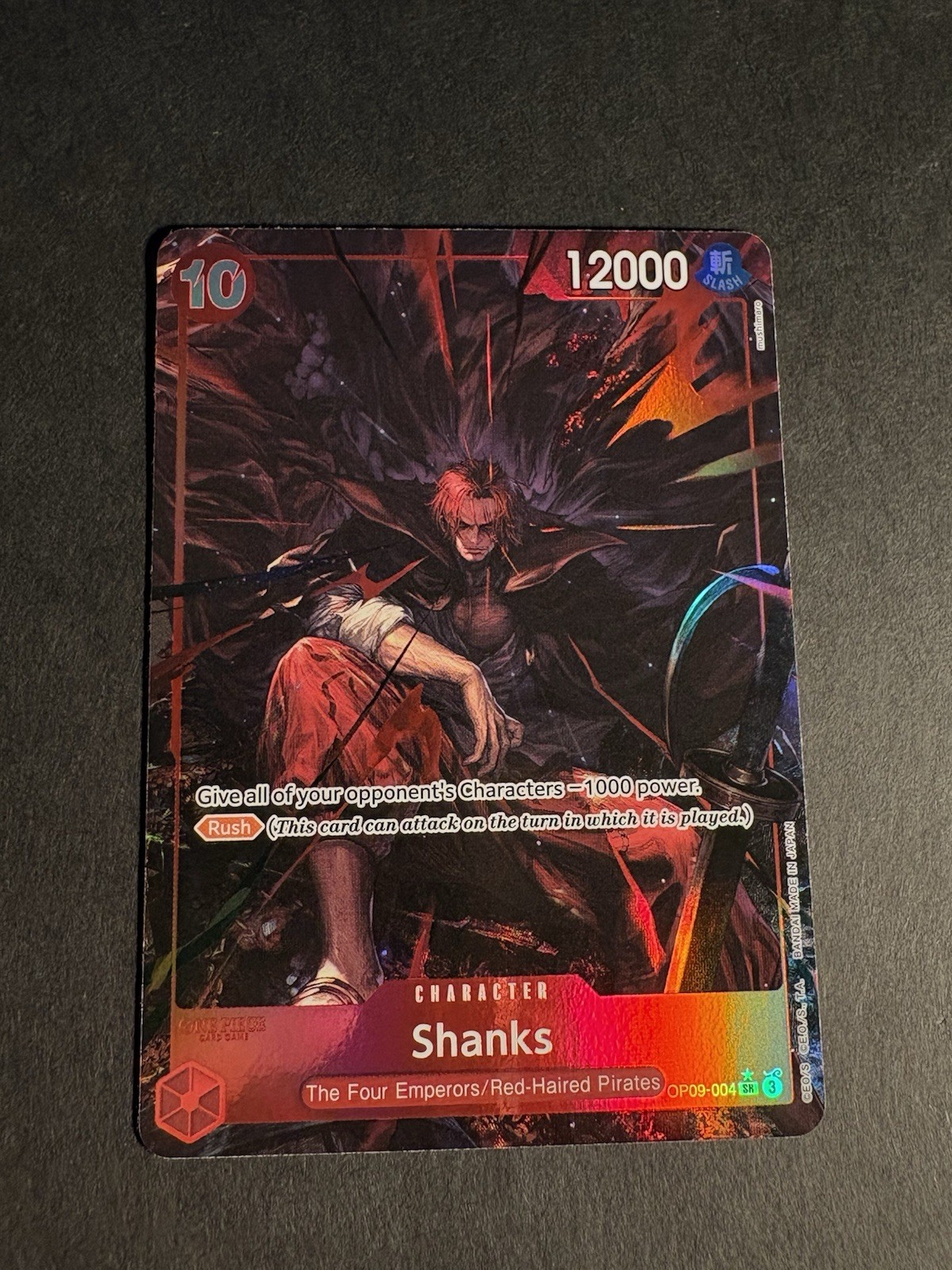 Shanks (004) (Alternate Art) OP09-004 Emperors in the New World Foil