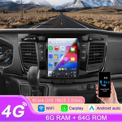 9,7'' Für Ford Transit 2021-2023 Android 14 Autoradio GPS Navi CarPlay 6+64G RDS