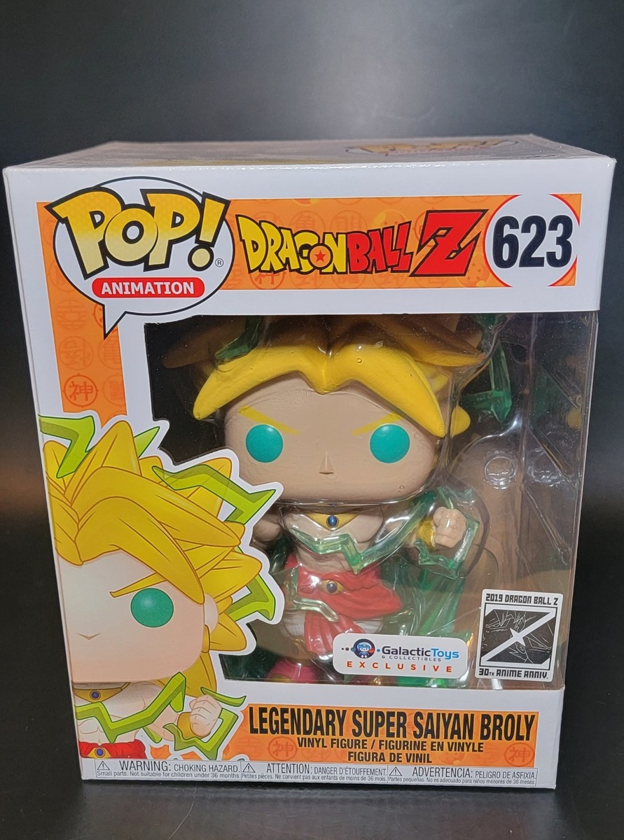 Funko Pop! Animation : Dragon Ball Z - Broly Super Saiyan Légendaire #623 Galactic Toys Exclusive LUMI CHASE