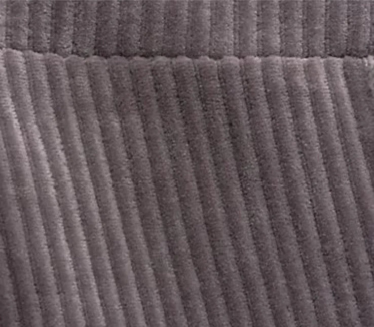 Denim & Co Regular Smooth Waist Knit Cord Leggings Size L Gray NEW - Image 3 of 4