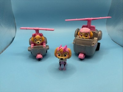 Paw Patrol Skye Helicopter Lot w Figures Spin Master Toy Bundle Replacement