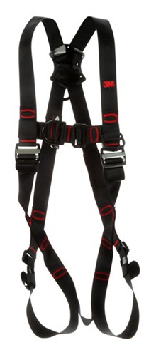 3M Protecta Vest Quick Connect Fall Arrest Harness Medium/Large Black / Red Size