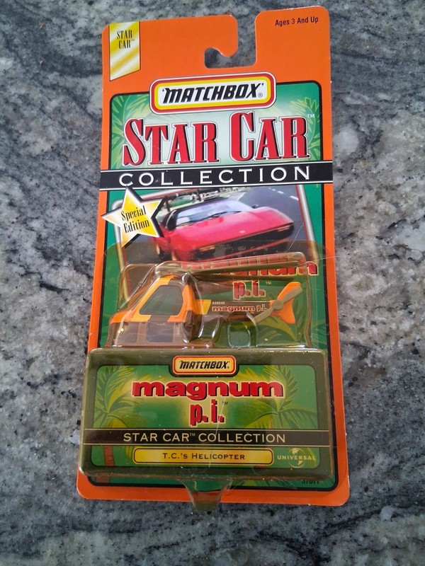 VINTAGE MATCHBOX STAR CAR COLLECTION MAGNUM PI T.C. HELICOPTER VEHICLE SEALED