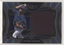 2021 Panini Select Horizontal Rookie Jumbo Swatches Triston McKenzie 00jz