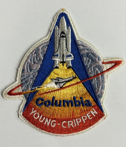 VINTAGE ORIGINAL LION BROTHERS STS-1 COLUMBIA 4" SPACE PATCH 1981