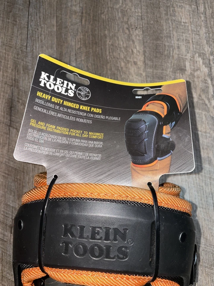 Rodilleras con bisagras Klein Tools 60491, gel resistente espuma protectora multi  Foto 3 de 4