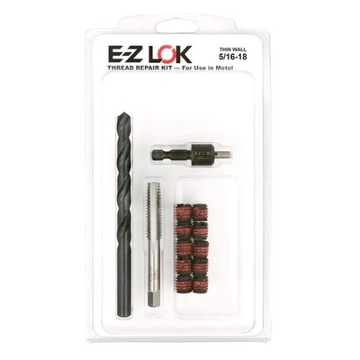 EZ LOK Thread Repair Kit for Metal Quick Repair of Damaged Threads 5/16-18