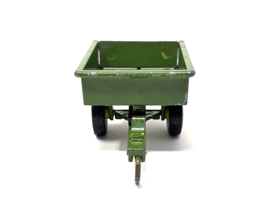 Remolque de jardín John Deere Ertl vintage de metal para césped carro de volteo carro de patio 1:16 Foto 4 de 4