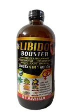 100% Natural, Unisex LIBIDO Booster 5 In 1 Action By Al-Riyan 16 oz