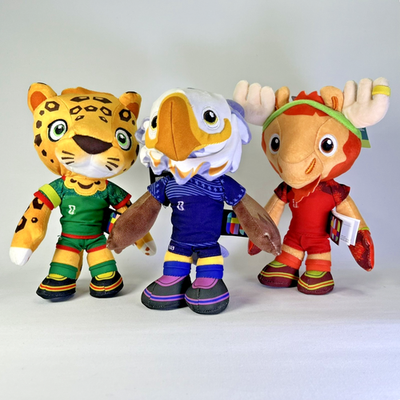 FIFA Official World Cup 2026 Mascots 3-Pack Plush | Clutch-Zayu